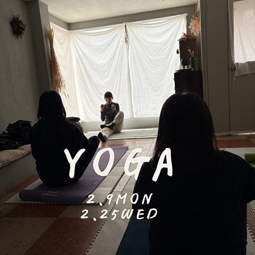 ⁡＼ヨーガの日／2.9mon 2.25wed @2022_luca_ お話をしながら心を解きほぐし内側に意識を向ける準備をします。